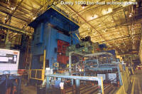 Danly 1000 ton dual action used stamping press 