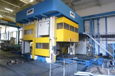 Click for detail specs on this 8000 ton Hydroforming Frame press